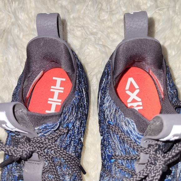 NIKE LEBRON James 15 Low Signal Blue A01755-400 Sneakers Basketball Shoes SZ 8.5 - Picture 8 of 11